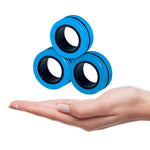 Leader Brains™ Magnetic Fidget Stress, Anxiety Relief Magnetic Spinner Ring